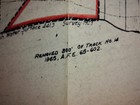 Peoria Ill Railroad Yard Map Vintage Two Color 61" Long — photo 2