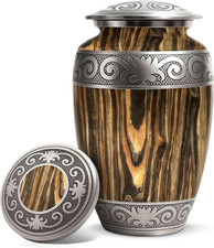Urn for Human Ashes   Cremation Urn for Adult Ashes, Large 200 Cu in Funeral Urn