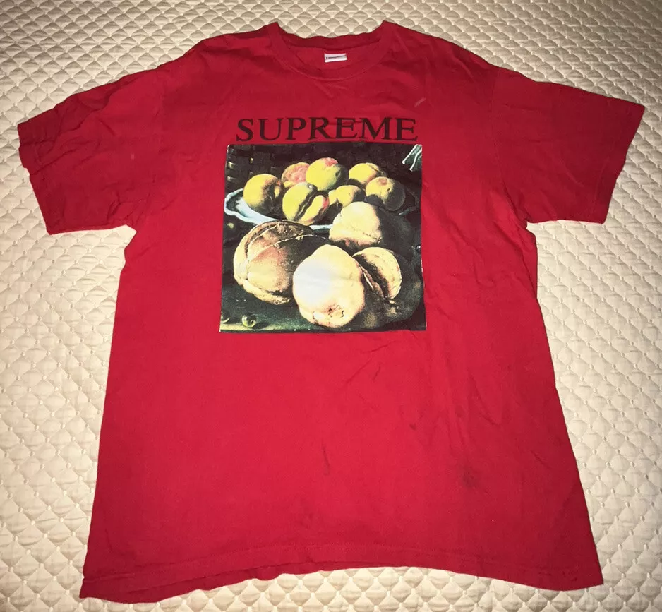 Supreme FW18 Still Life Tee Size L Red Graphic Logo T Shirt 100