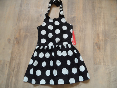 STARDUST tolles Neckholderkleid Sixties Style Polka Dots schwarz Gr. 0-8 J NEU