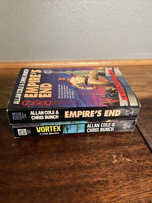 Sten Adventure Series by Allan Cole & Chris Bunch Lot of 2 MMPB Sci Fi Novels