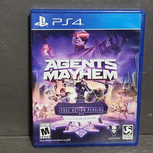 Agents of Mayhem Launch Edition PlayStation 4 PS4 Complete Video Game