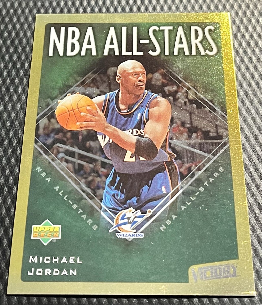 2003 Michael Jordan Wizards 45/100 Upper Deck Gold NBA All Stars