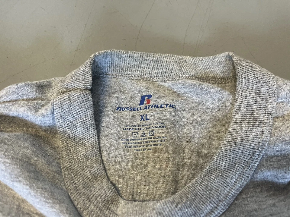 Бейсбольная серая спортивная рубашка Princeton Tigers Russell размер XL - Изображение 4 из 4