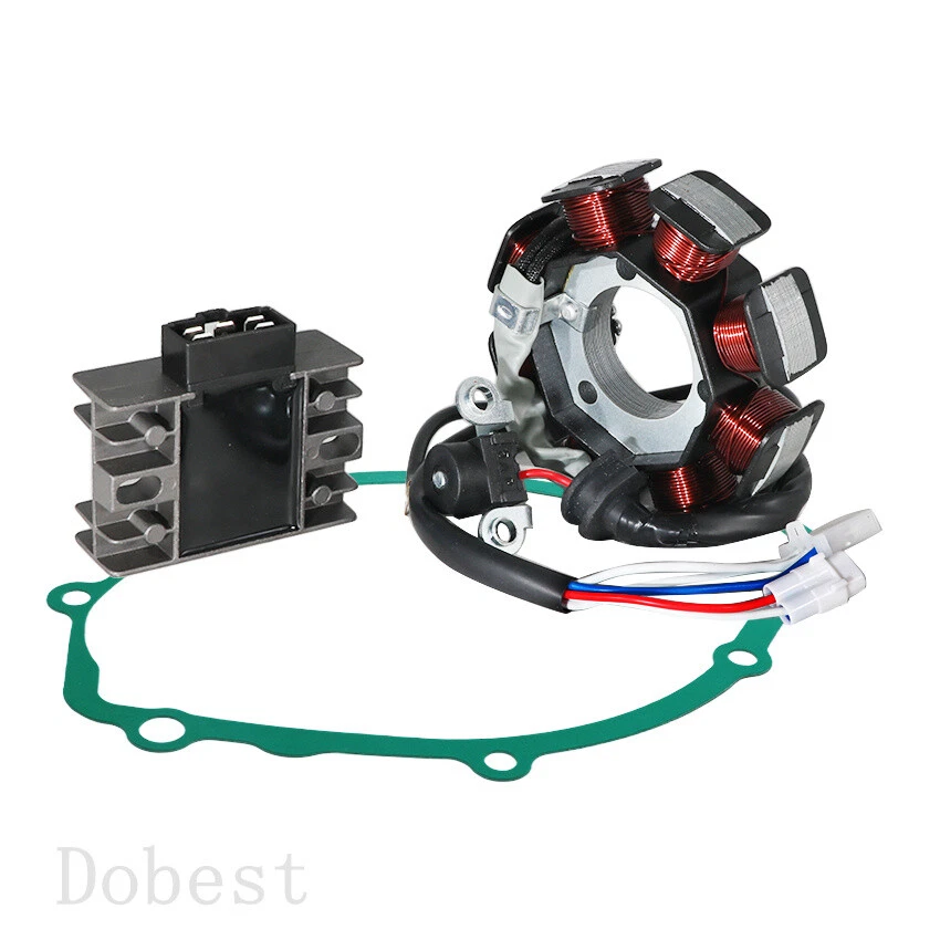 Junta estator + regulador para Yamaha YB125 2CS 2013-2022 YBR125/E/G/EGS 04/06/08 Foto 2 de 4