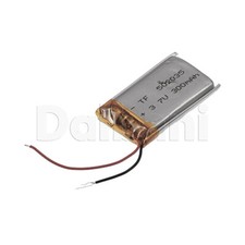 502035, Internal Lithium Polymer Battery 3.7V 300mAh 50x20x35mm