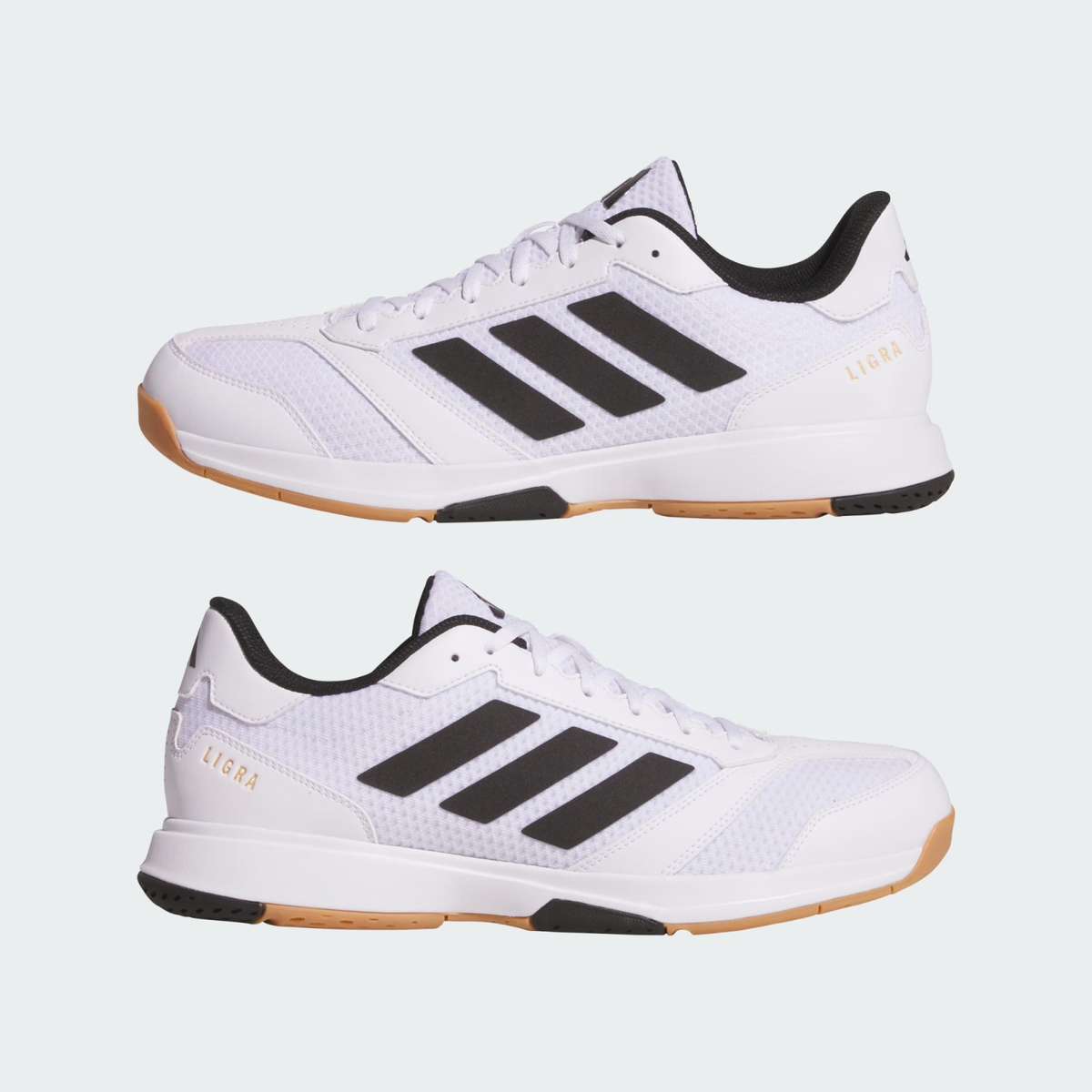 adidas Ligra 8 Indoor Cloud White Core Black JI1505 Men's Size | eBay