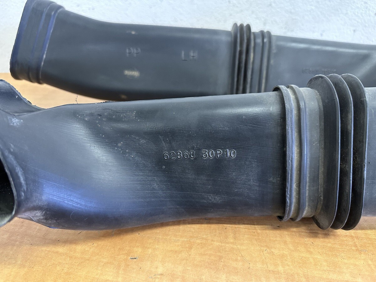 90-96 Nissan 300zx Z32 NA OEM Air Intake Pipe Tubes PAIR Left