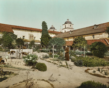 Detroit Publishing Co, William Henry Jackson, Mission Santa Barbara photochr