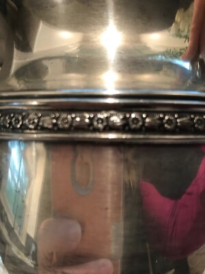 EPNS Silverplate Water Pitcher 2 Quarts Vintage Marked 55/6 8.75