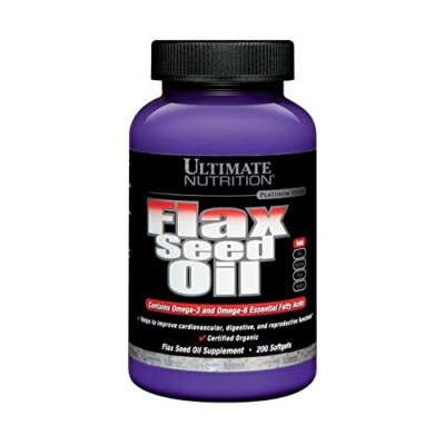 Ultimate Nutrition Flaxseed Oil Dietary Supplement