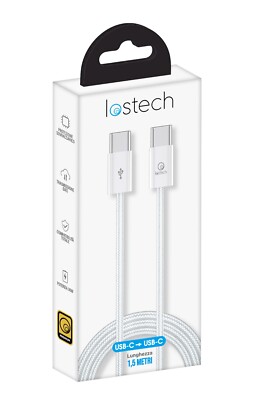 LOSTECH Cavo Type-C Ricarica Rapida 3 Metri - Sincronizzazione Veloce 5Gbps E 2.4A