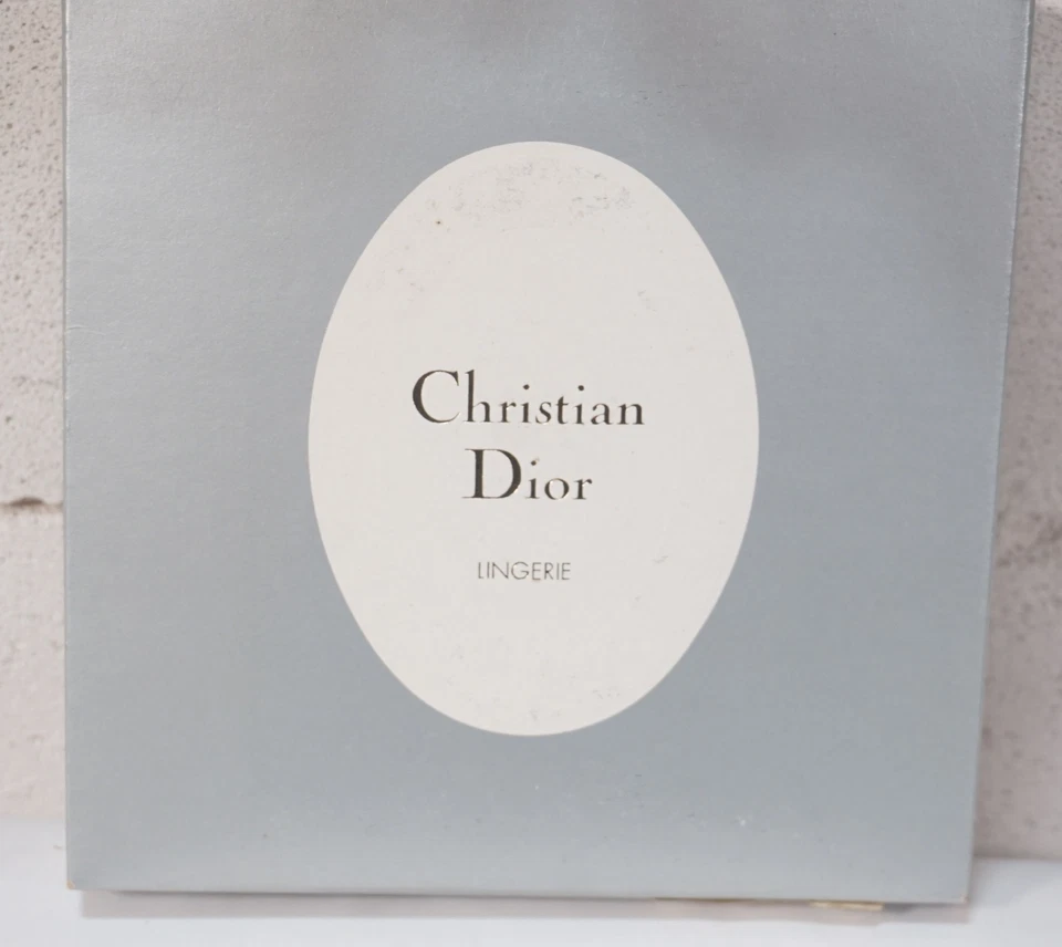 Vintage Christian Dior Lingerie Büstenhalter BH weiß blanc transparent 70B  - Bild 2 von 4