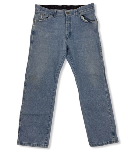 Wrangler Mens Blue Denim Jeans Size 