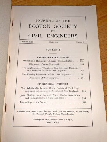 1934 JOURNAL OF THE BOSTON SOCIETY OF CIVIL ENGINEERS - MIT Publikation - Bild 2 von 6