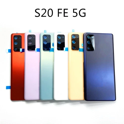 For SAMSUNG Galaxy S20 FE 4G/5G Battery Back Cover Glass Rear Cover with Lens - Picture 5 of 31