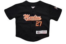 MLB Infant Miami Marlins Giancarlo Stanton Baseball Jersey NWT 12 Months
