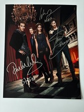 IAN SOMERHALDER, PAUL WESLEY, JOSEPH MORGAN signed autograph 28x35cm vampires