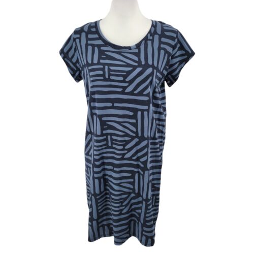 Orvis T Shirt Dress Womens XS Geo Print - image 1