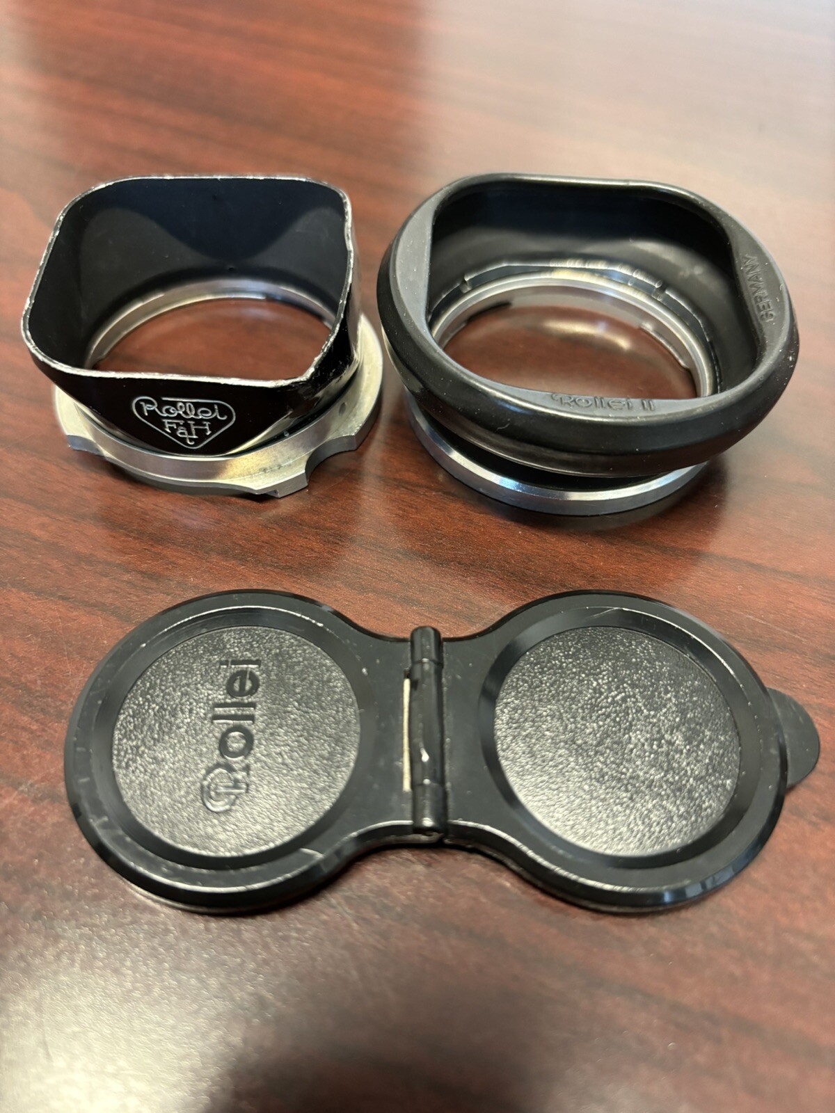 Rolleiflex 3.5F Planar 75mm f/3.5 +Case, Additional Lenses, Pistol Grip