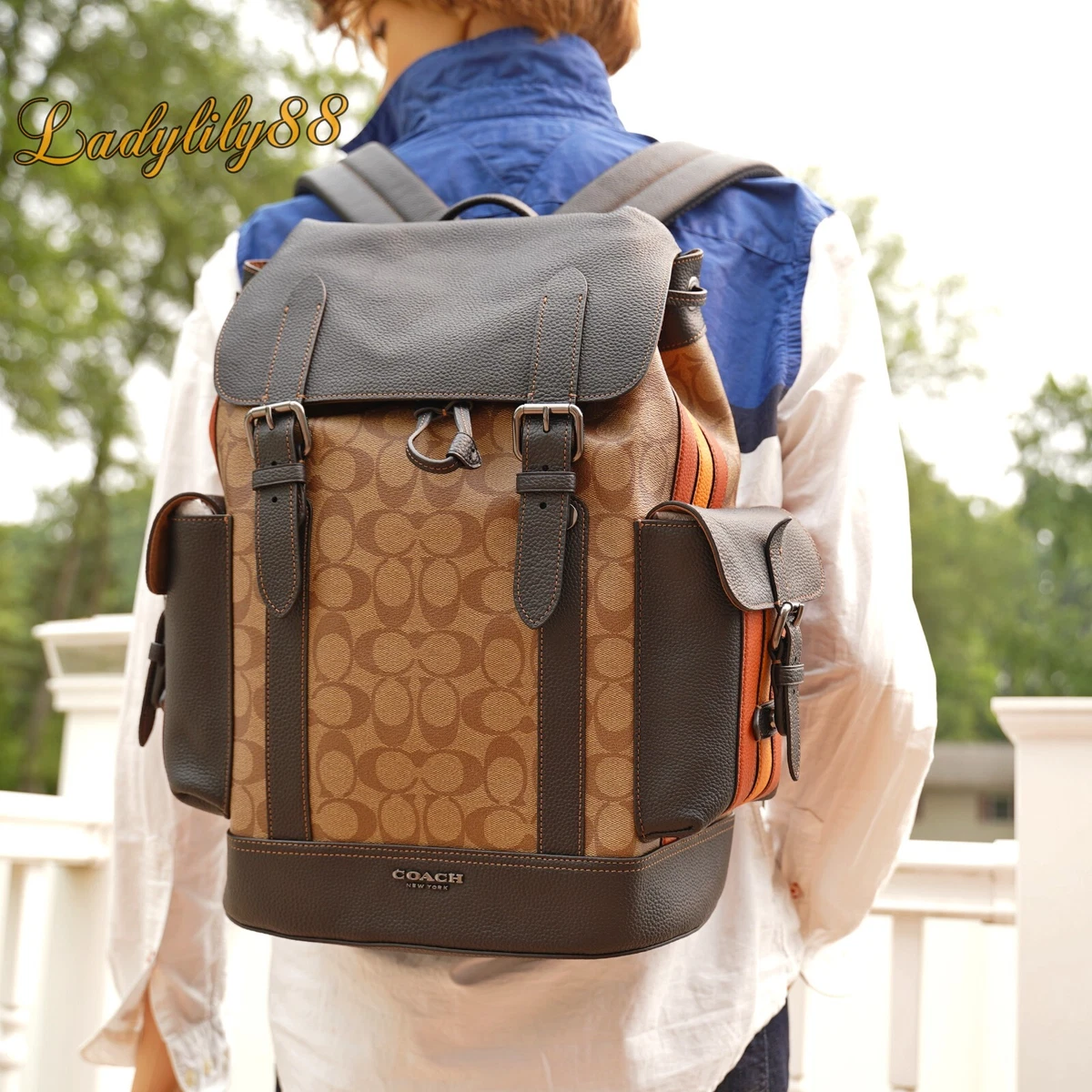 Coach men's hudson backpack new arrivals