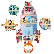 for Toniebox Starter Tonie Shelf Wall Mounted Set of 4,Tonies Figures Tonies ...