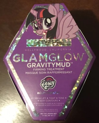 GLAMGLOW GLITTER MY LITTLE PONY MASK PICK PRINCESS LUNA OR TWILIGHT  SPARKLE
