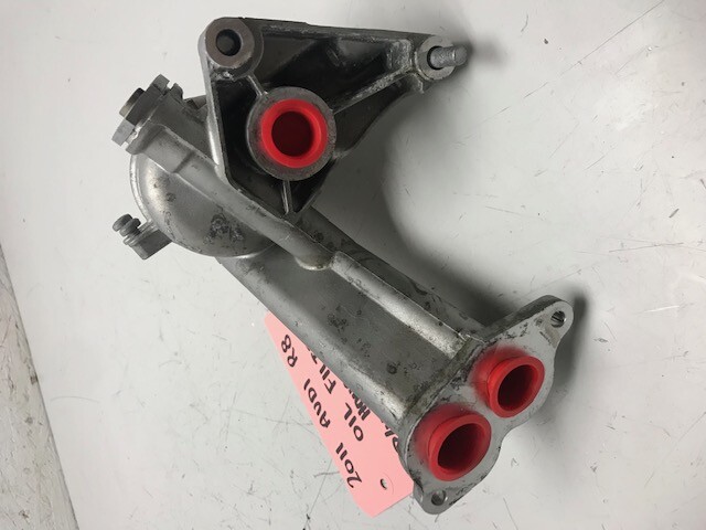 11 AUDI R8 V8 4.2 OEM COMPLETE OIL FILTER HOUSING 079115401S 08-12