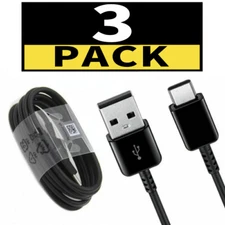 3-Pack For Samsung USB Type C Fast Charging Cable Galaxy S8 S9 S10 Plus Note 8 9