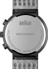 Braun gents classic orologio Uomo Analogico Al quarzo con cinturino in Pelle di vitello BN0021BKG