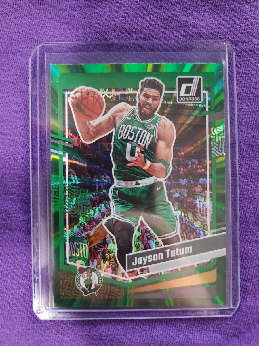 Carte Basket Donruss Optic 2023 Jayson Tatum #3 /149 - PSA 10 - Vert Citron