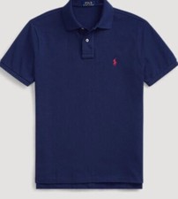 Polo Ralph Lauren Men's Classic-Fit Mesh Navy Polo Shirt XL