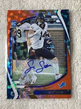 2021 Panini Absolute Sage Surratt RC Auto #196 Orange Spectrum /75 Detroit Lions