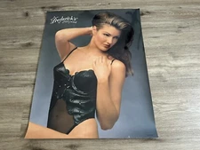 Vintage Fredericks Of Hollywood Sexy Lingerie Model Store Display Poster #24