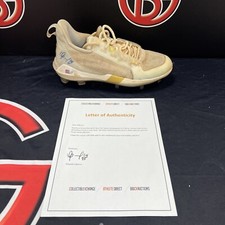 Oswaldo Cabrera New York Yankees GU Cleats Autographed Signed Steiner CX COA