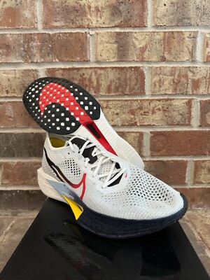 New 12.5 Nike ZoomX Vaporfly 3 Next% Psychic Blue Speed Red White HJ9079-100 Men