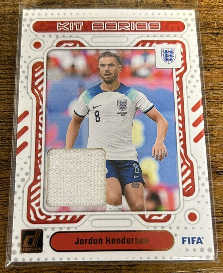 2023-24 Donruss Soccer Jordan Henderson Kit Series Patch Relic / England