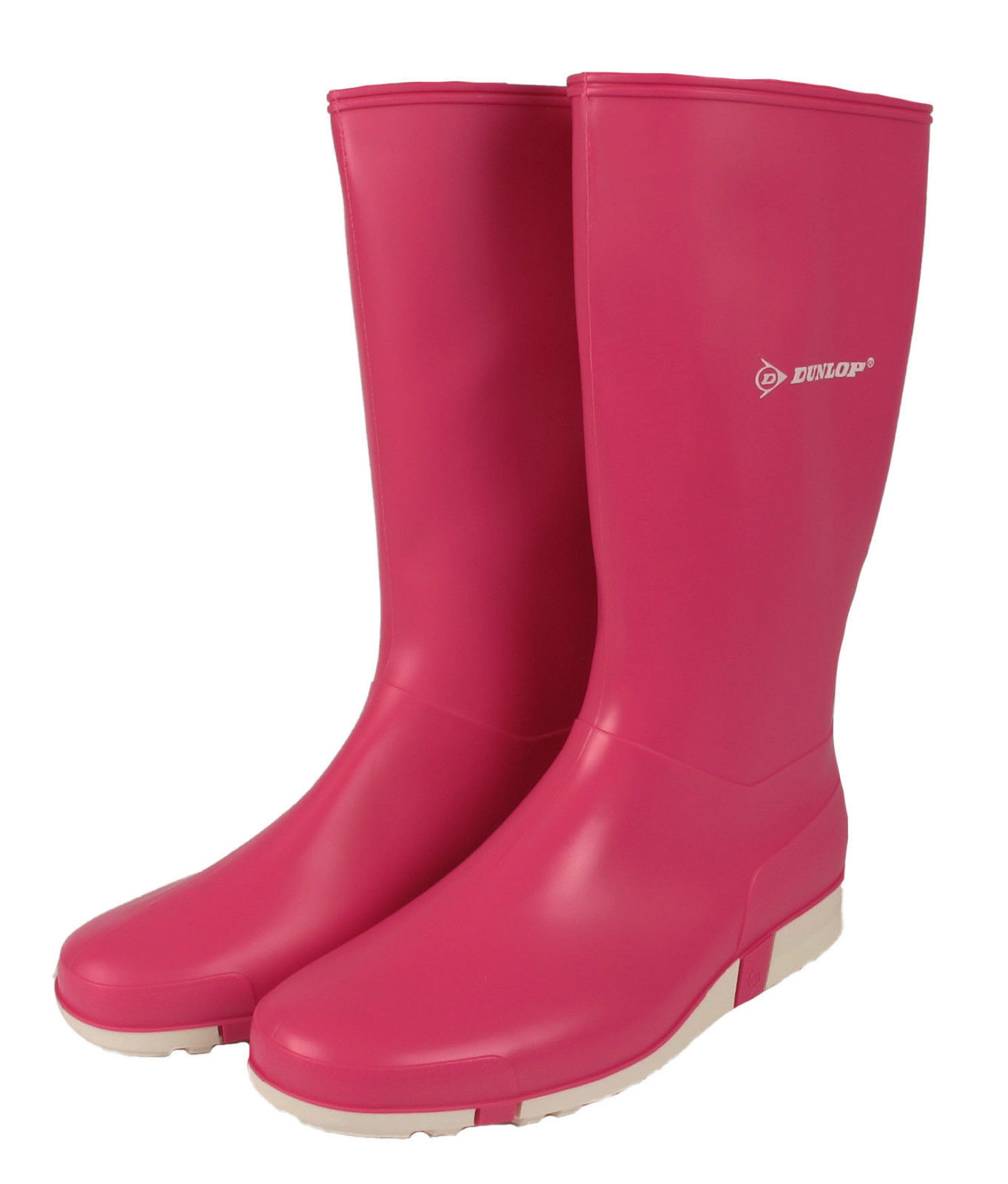 Ladies Pink Wellies Dunlop Wellington pull on Boots Sport Sizes 2 3 4 5 ...