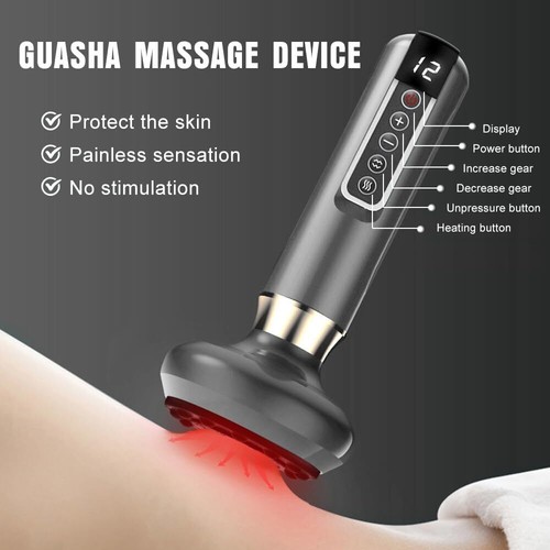 Electric Cupping Machine Massager Therapy Scraping Fat Burning Anti-Cellulite - Picture 4 of 21