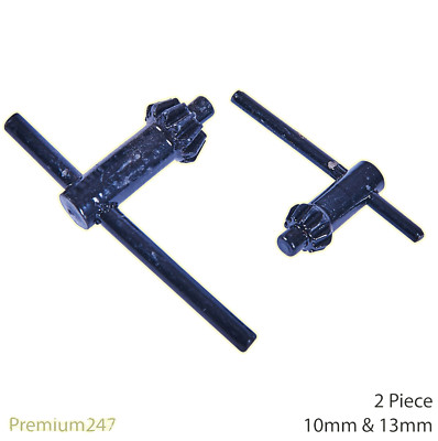 2 Stück Universal Spannfutter Schlüssel Set Bohrer Bits 10 mm 13 mm Elektrowerkzeug Hammer Bohrer zum Selbermachen