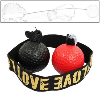 Box-Reflexball-Stirnband, Boxball an Schnur, Hand-Augen-Koordination, Training,