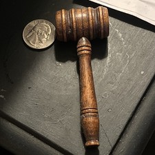 Judge Hammer Mini Judges Gavel Toy for Office or Lawyer