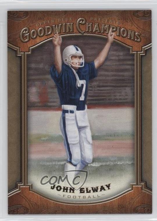 2014 Upper Deck Goodwin Champions John Elway #45 HOF 6w6