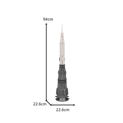 Super Heavy Launch Vehicle Rocket Model 2693PCS Spacecraft Building Set