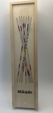 Mikado Sticks Game Balsa Wood Box Retro Motor Skills Pick Up Sticks