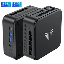 KAMRUI E3B 4K MINI PC AMD Ryzen 5 7430U 16GB DDR4 512GB SSD Windows 11 Pro WIFI6