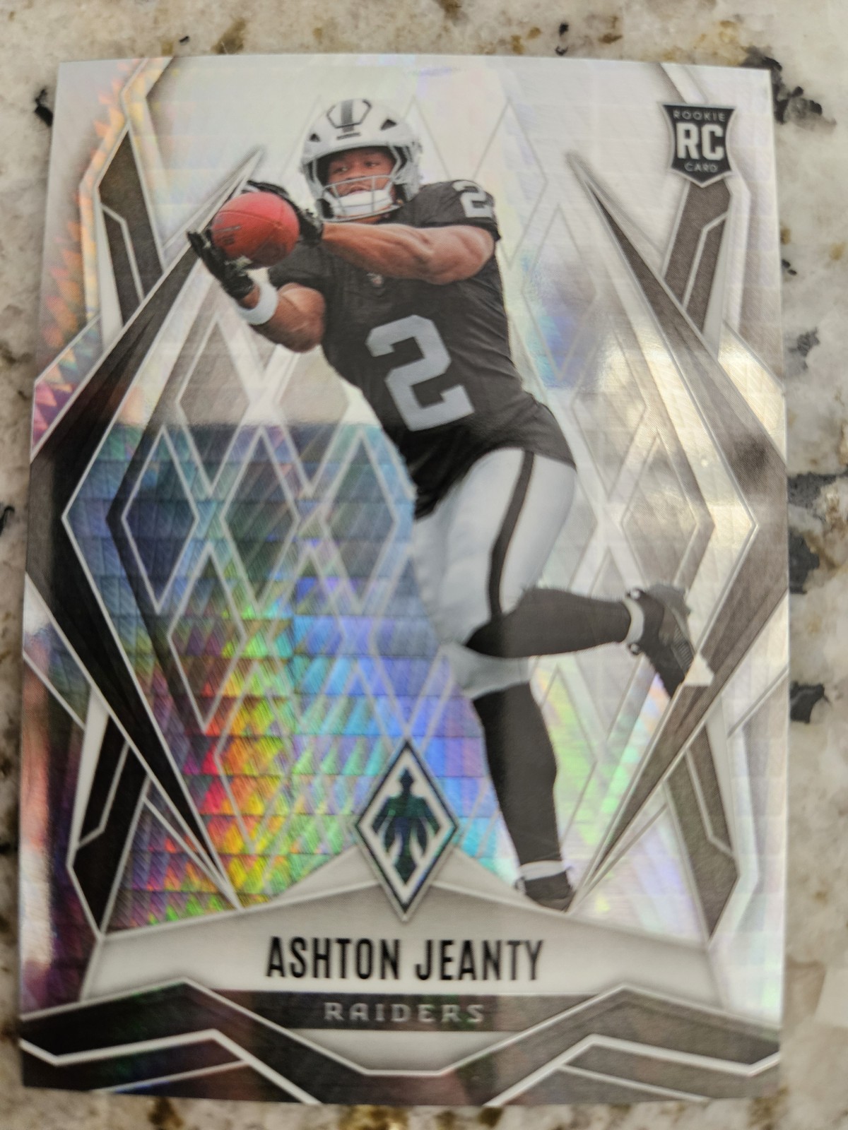 2025 Panini Phoenix - Ashton Jeanty Las Vegas Raiders #158 Silver Parallel (RC)