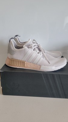   New Womens  Adidas Originals NMD R1 Grey One Peach Sneakers FU9349 Size 8.5