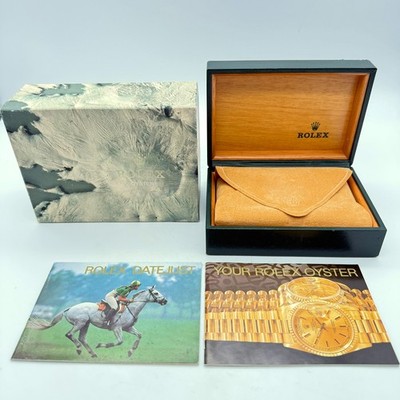 Rolex Box 68.00.2 Datejust 68273 Booklet Genuine Outer box Color Green