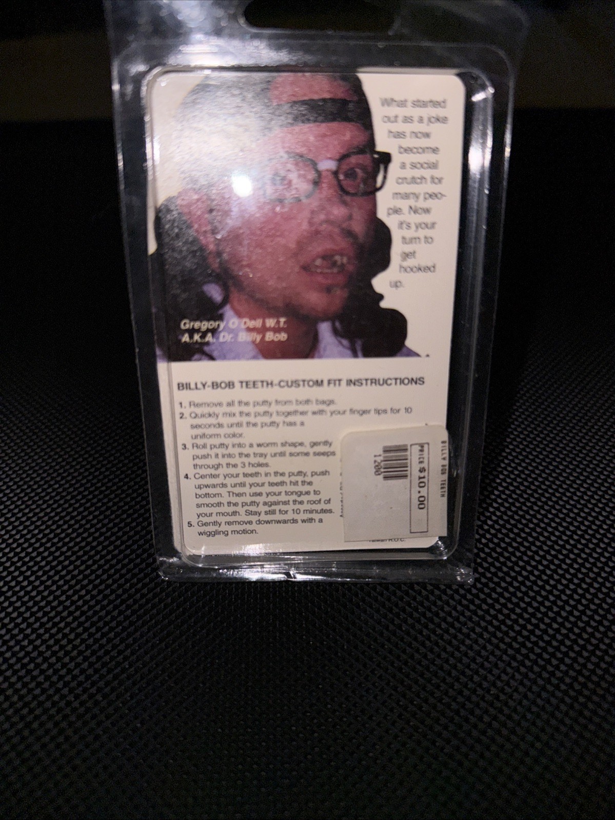 Authentic Original Billy Bob Hillbilly Teeth w/Fitting Material